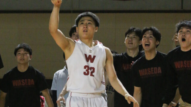 【男子バスケ】「鉄壁」ディフェンスで青学大に完勝　リーグ２位タイに浮上