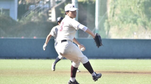 【準硬式野球】連敗で勝ち点逃しリーグ戦終幕　４年生が引退／立大２回戦